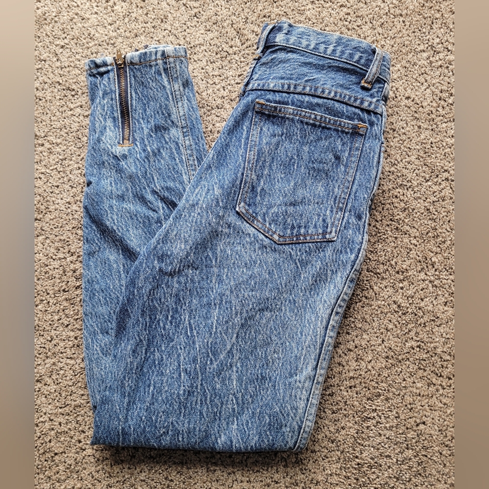 Stefano International Vintage Womens Straight Leg Jeans 4 Light Acid Wash Y2K 90